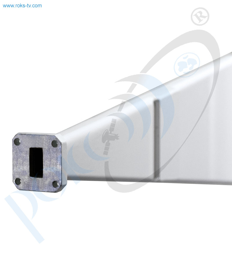 Long sector antenna ku band h pol 120 deg 